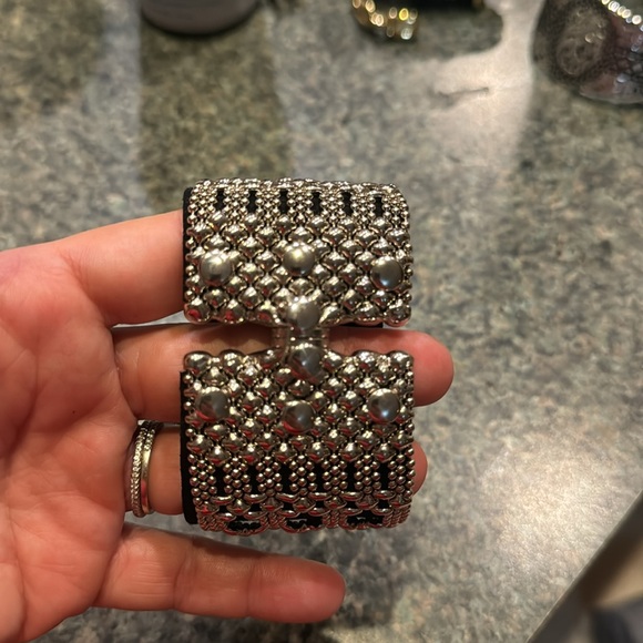 SG Liquid Metal Leather or Suede bracelet by ergio Gutierrez - Picture 6 of 6